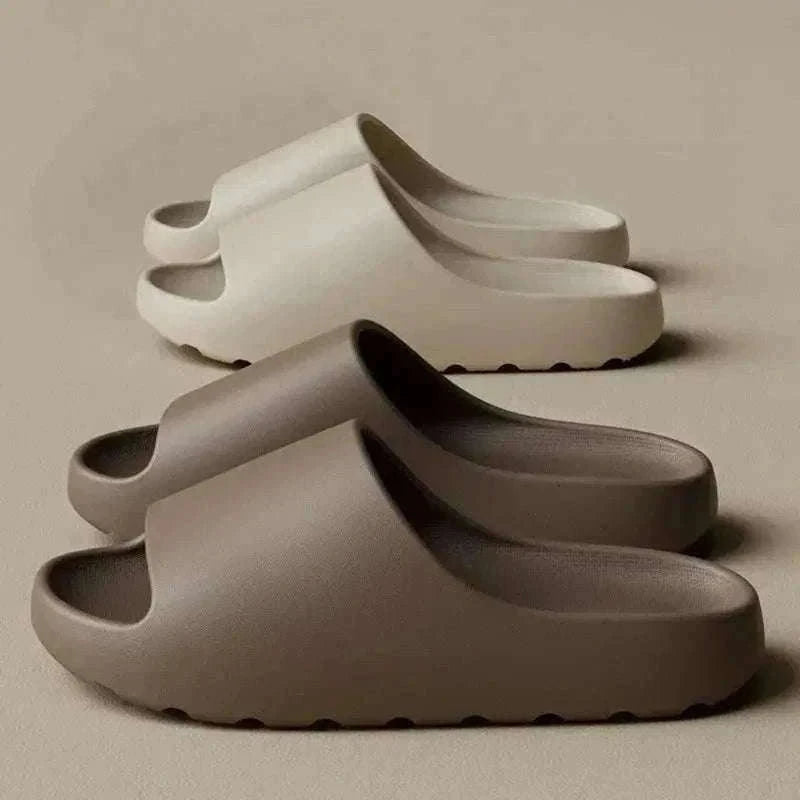 Cloud Slippers Thick-Soled EVA Beach Sandals-Green / 42-43