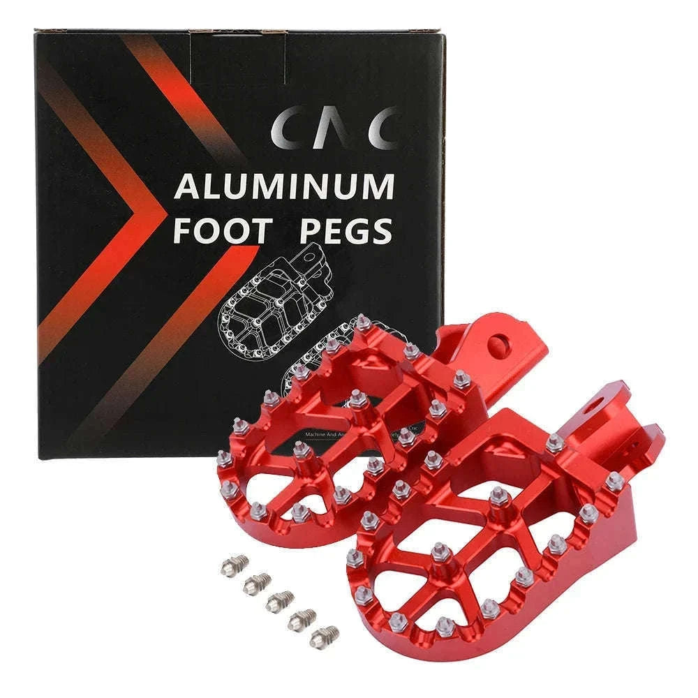 CNC Foot Pegs for Surron, Talaria, CRF Motorcycles-Blue