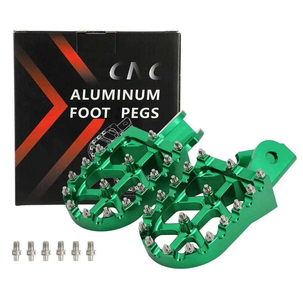CNC Foot Pegs for Surron, Talaria, CRF Motorcycles-Blue