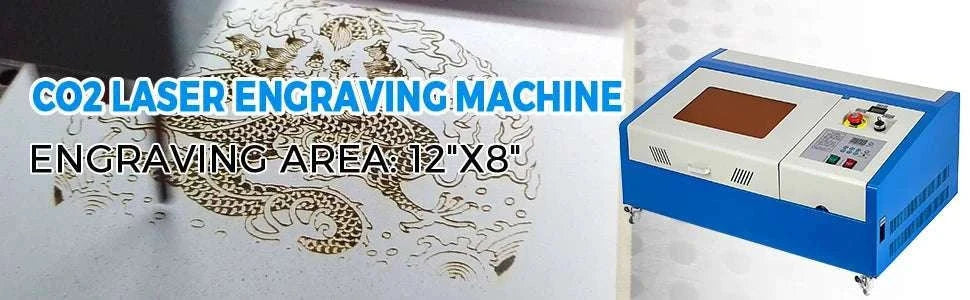 CO2 Laser Engraver 40W/50W 300x200mm Precision Cutting Machine-3020 50W Grey / United States