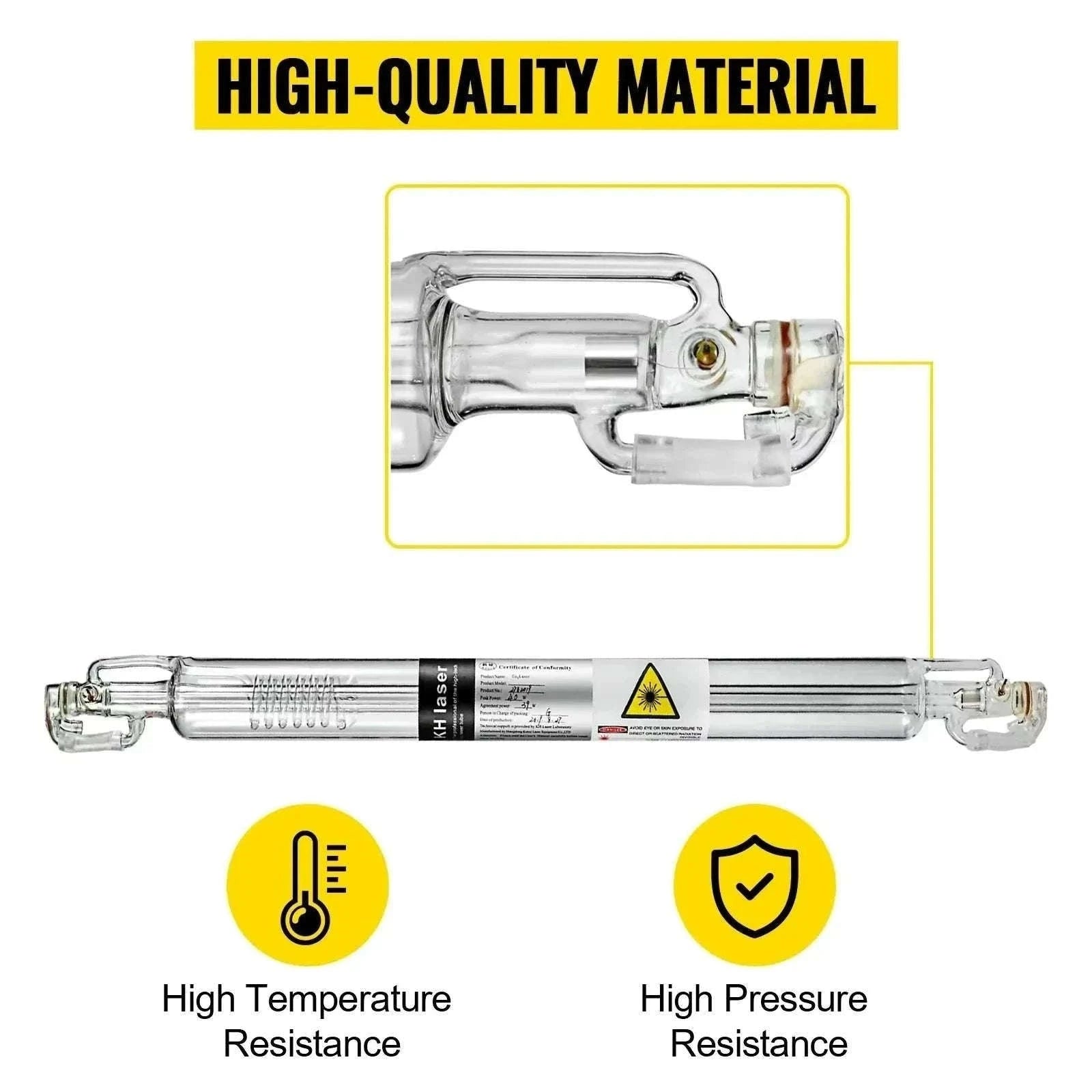 CO2 Laser Tube 40W–150W Glass Tube for Engraving & Cutting Machines-60W  1000mm / United States