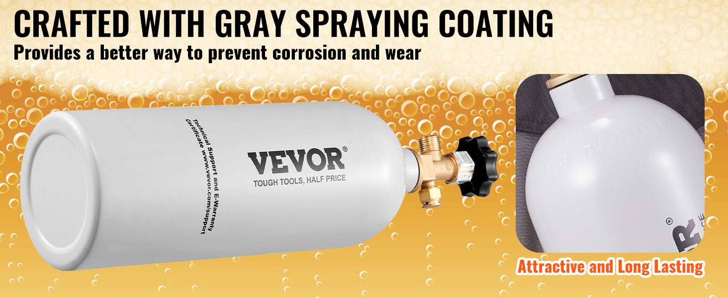CO2 Regulator & 5lb Tank for Draft Beer with Adjustable Pressure-5 Pounds / United States