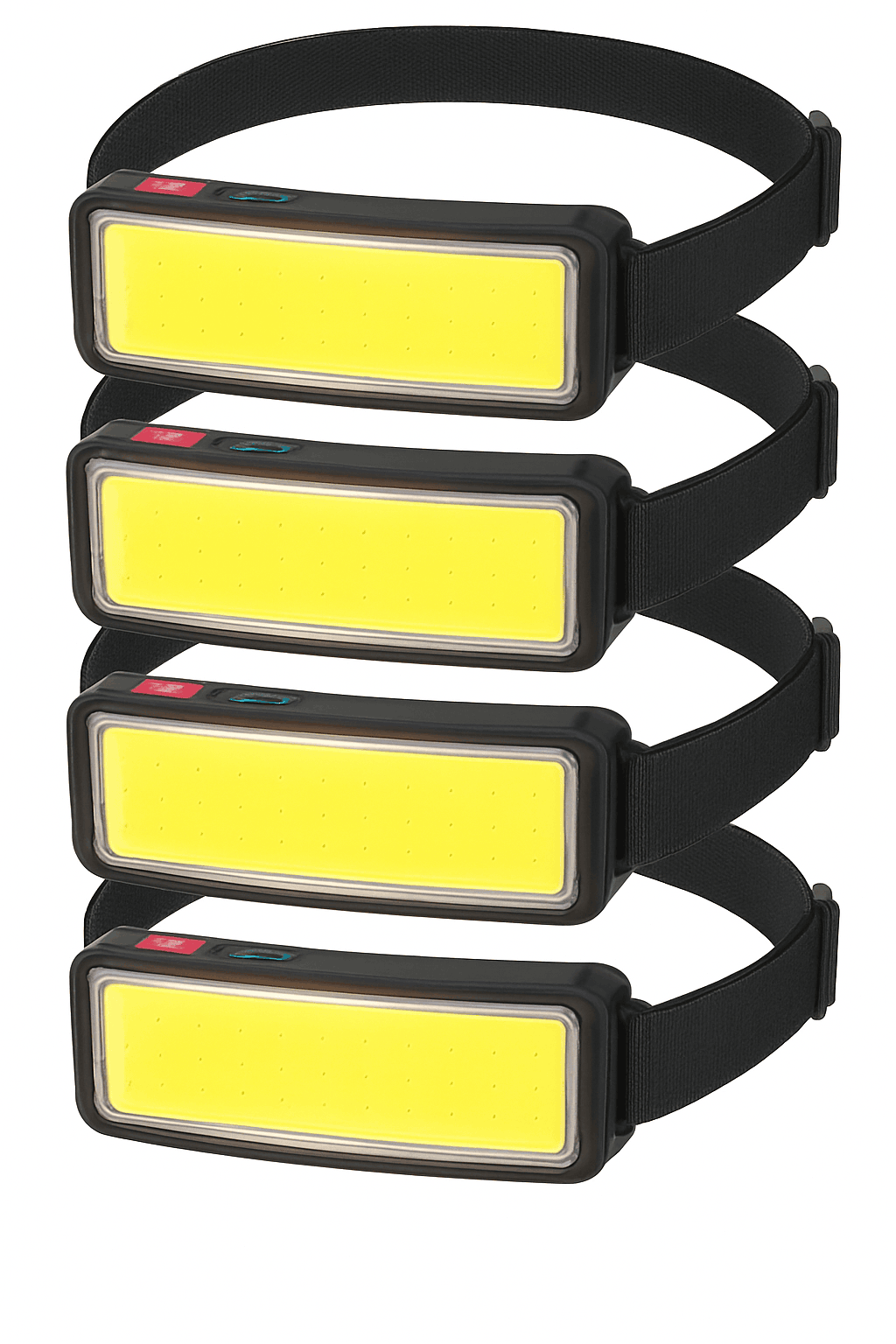 COB LED Headlamp 3 Mode USB Rechargeable-D with Bag