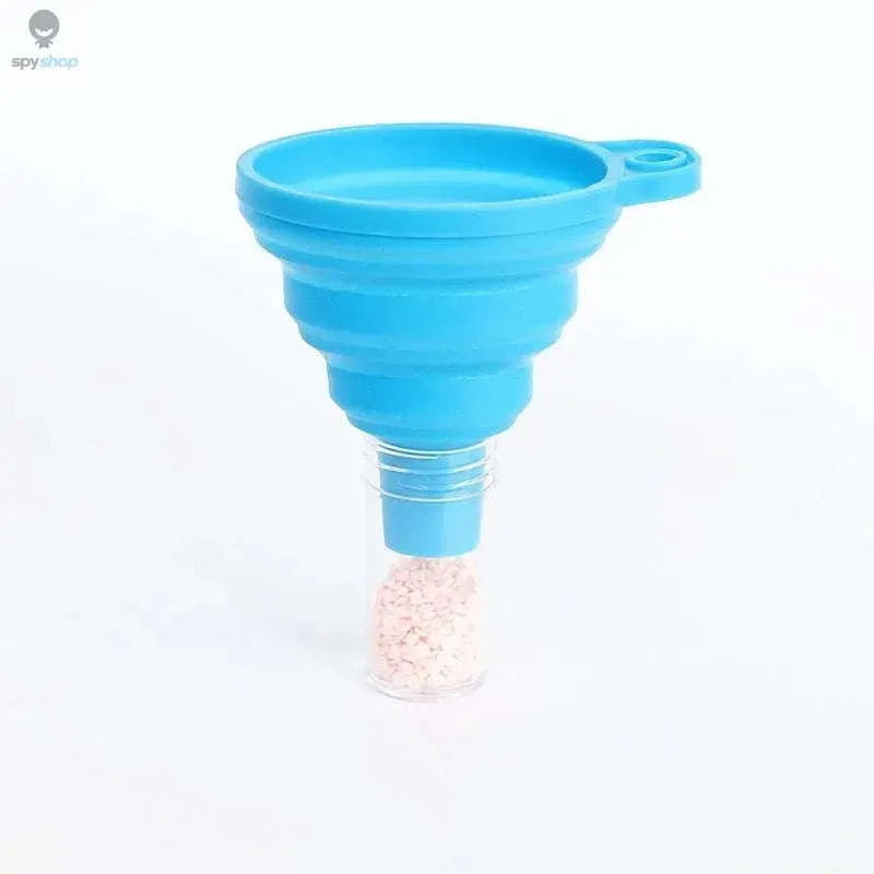 Collapsible Silicone Funnel – Compact, Heat‑Resistant, Universal Automotive Tool-WHITE / 1pcs