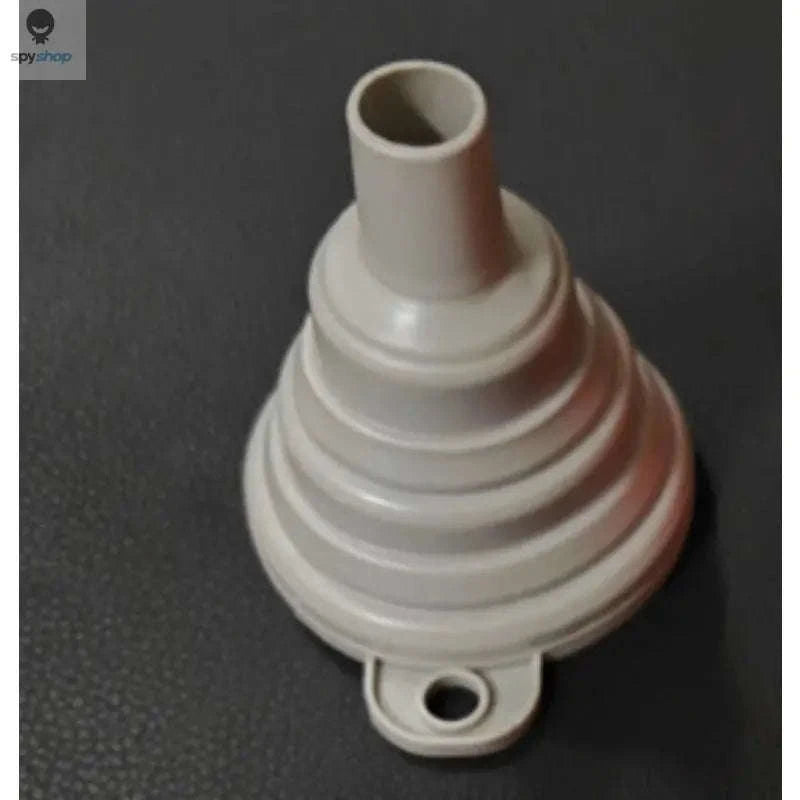 Collapsible Silicone Funnel – Compact, Heat‑Resistant, Universal Automotive Tool-WHITE / 1pcs