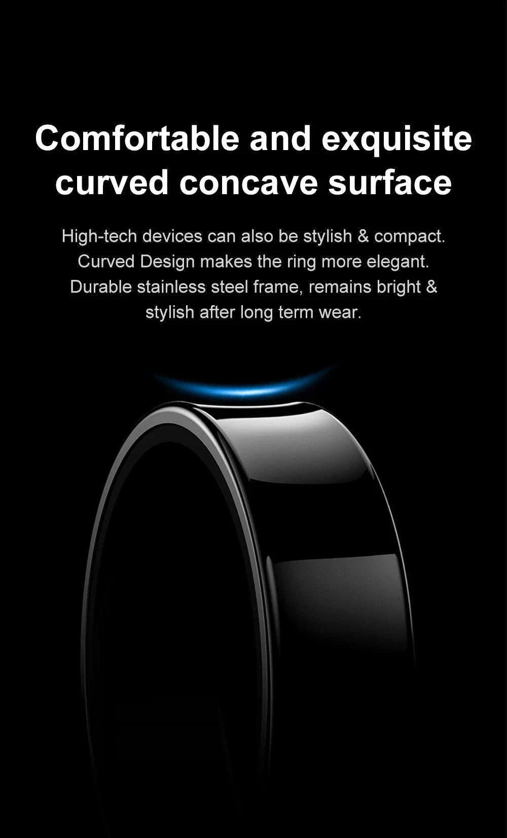 COLMI R09 Smart Health Ring for Daily Wellness Tracking-black / 13