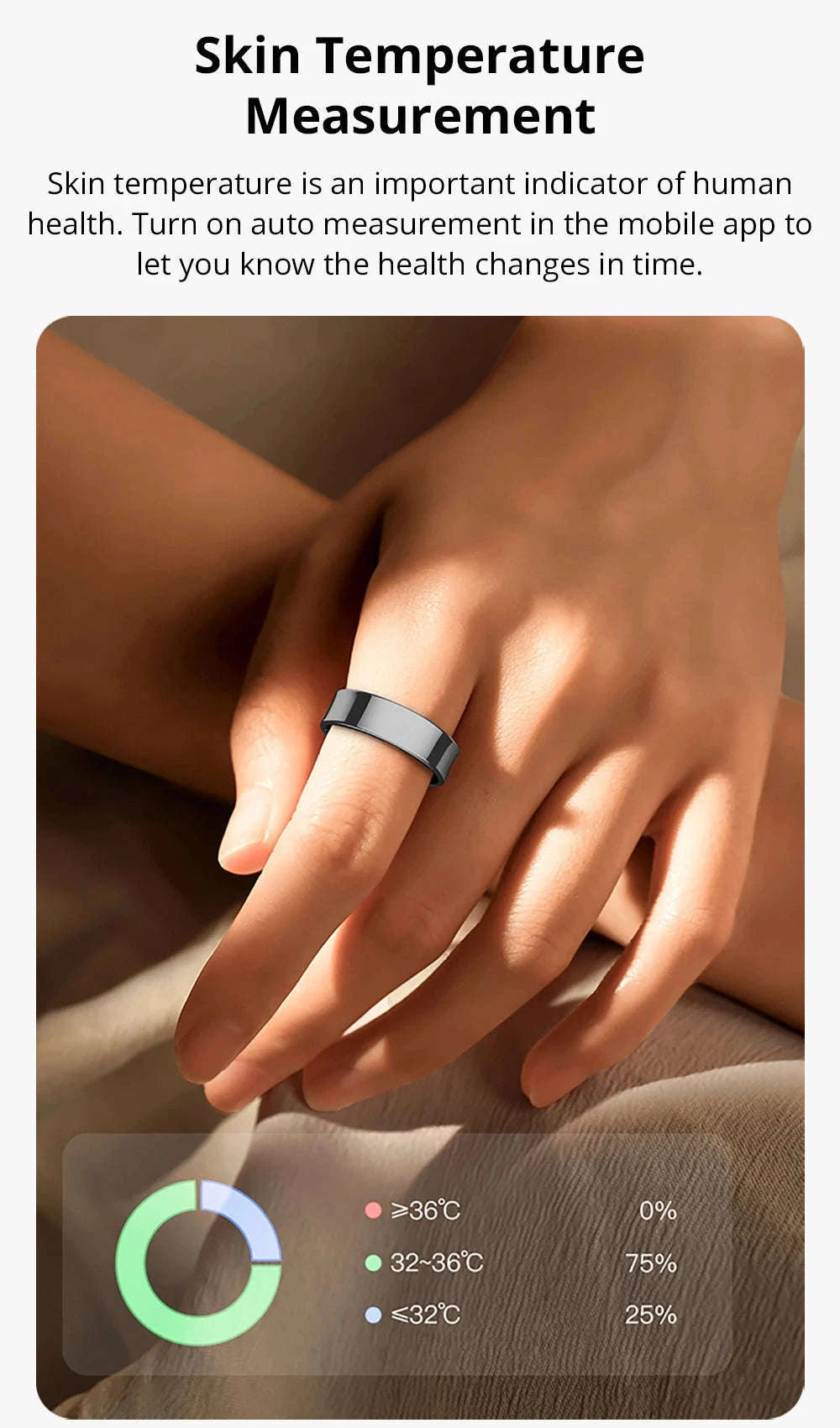 COLMI R09 Smart Health Ring-Gold / 11