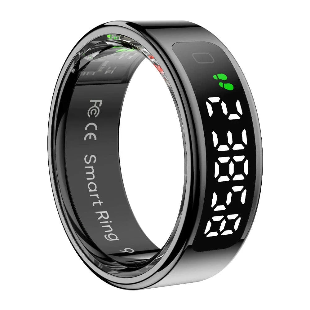 COLMI R12 Smart Ring Touch Display Wearable Data Tracker-Gold / 10