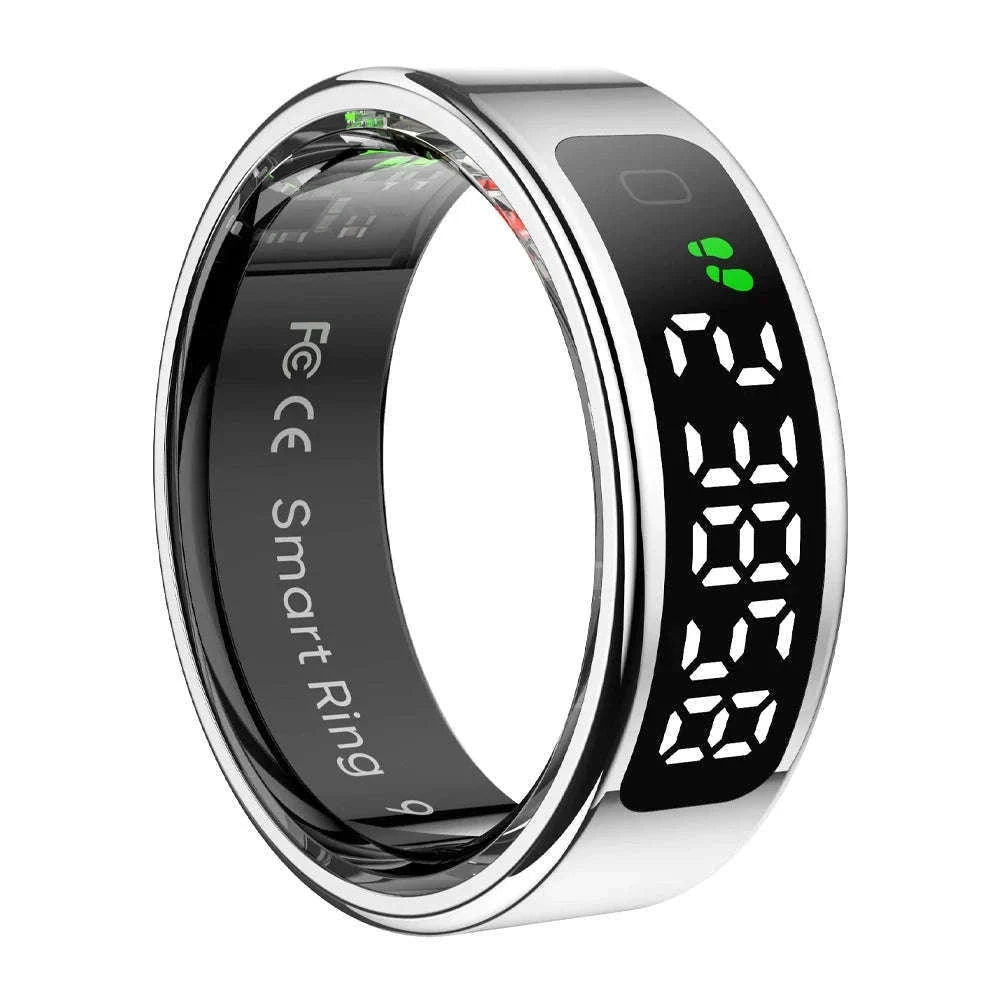 COLMI R12 Smart Ring with Touch Display and Health Tracking-Gold / 10