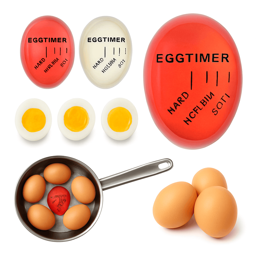 Color Changing Egg Timer for Perfect Boiled Eggs-1 pcs