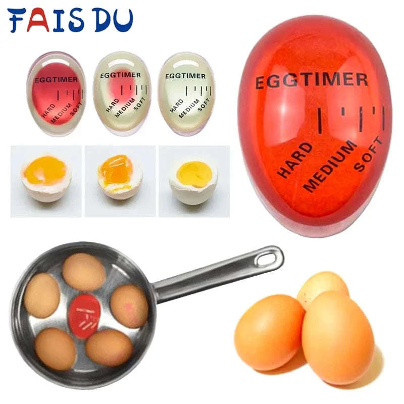 Color Changing Egg Timer for Perfect Boiled Eggs-1 pcs
