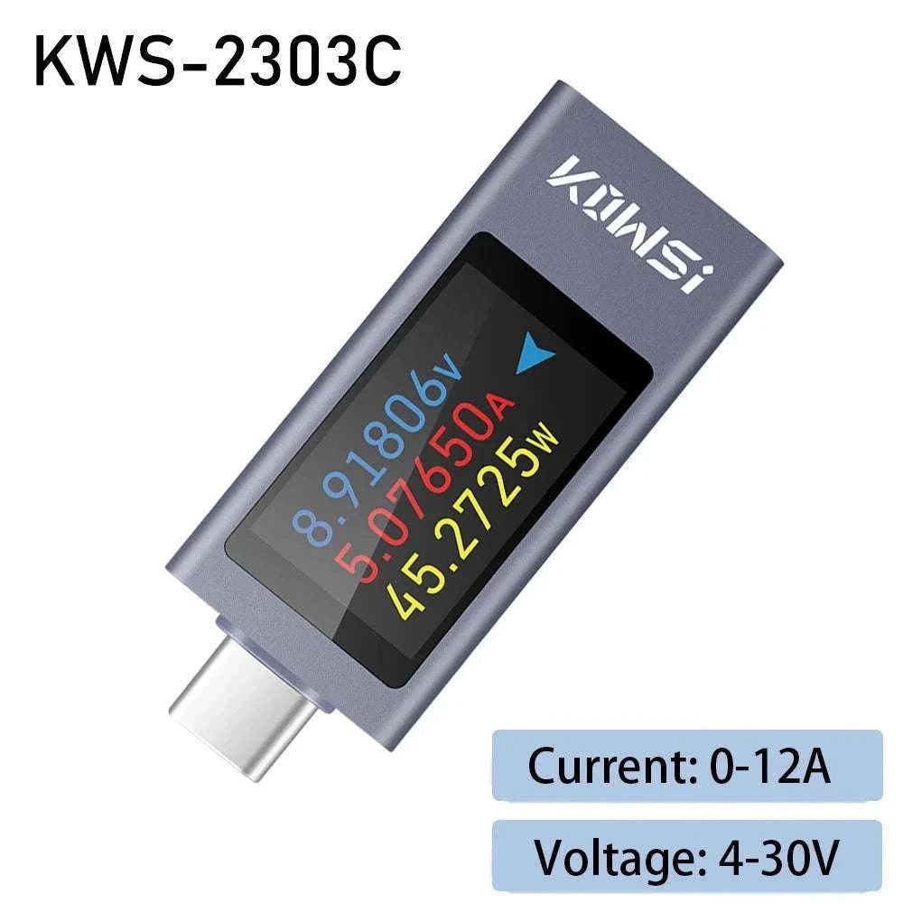 Color Screen Type‑C Tester for Accurate Voltage and Current Monitoring-KWS-2303C / China Mainland
