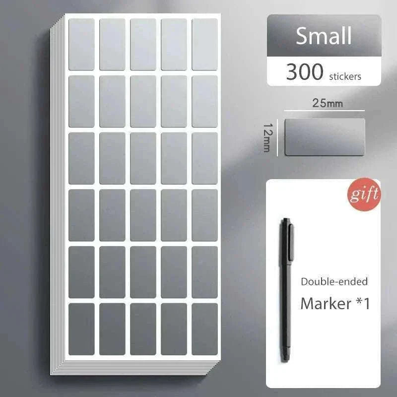 Colorful Waterproof Label Stickers for Easy Organizing-Large
