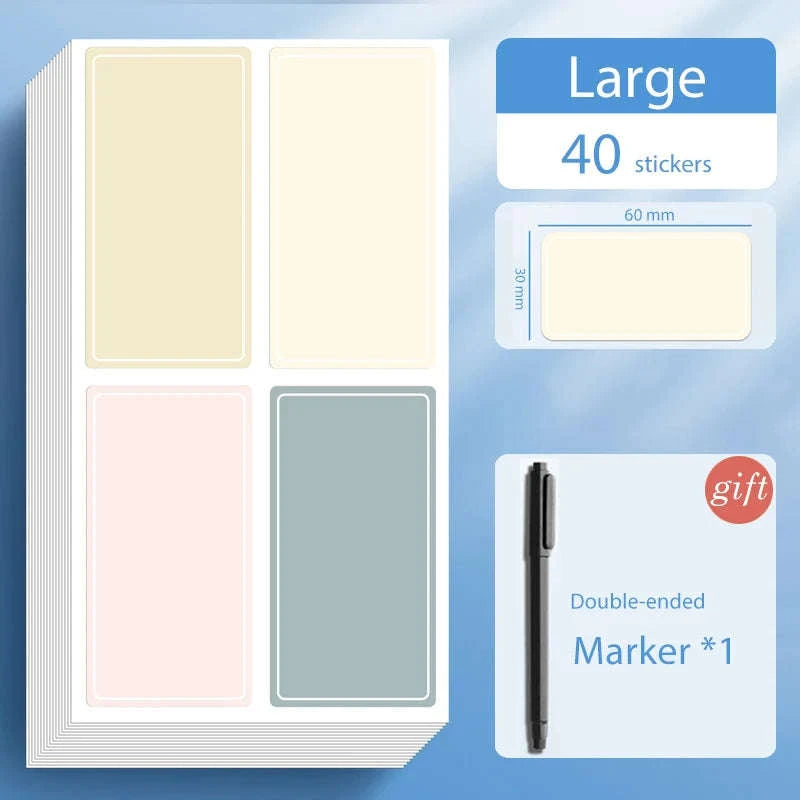 Colorful Waterproof Label Stickers-Large