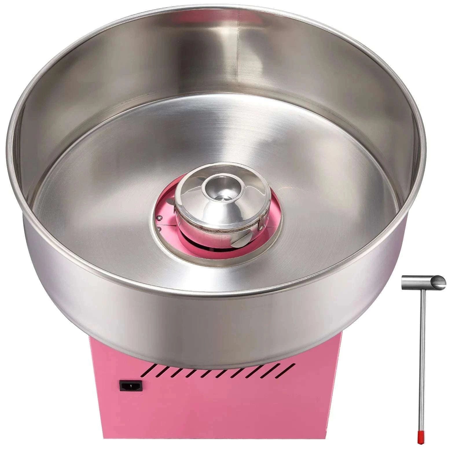 Commercial Cotton Candy Machine 1050W Fast Floss Maker with Bowl-pink / United States