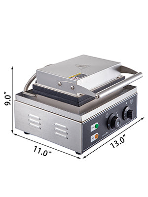 6 Hole Electric Donut Maker Stainless Steel Non-Stick Commercial Appliance