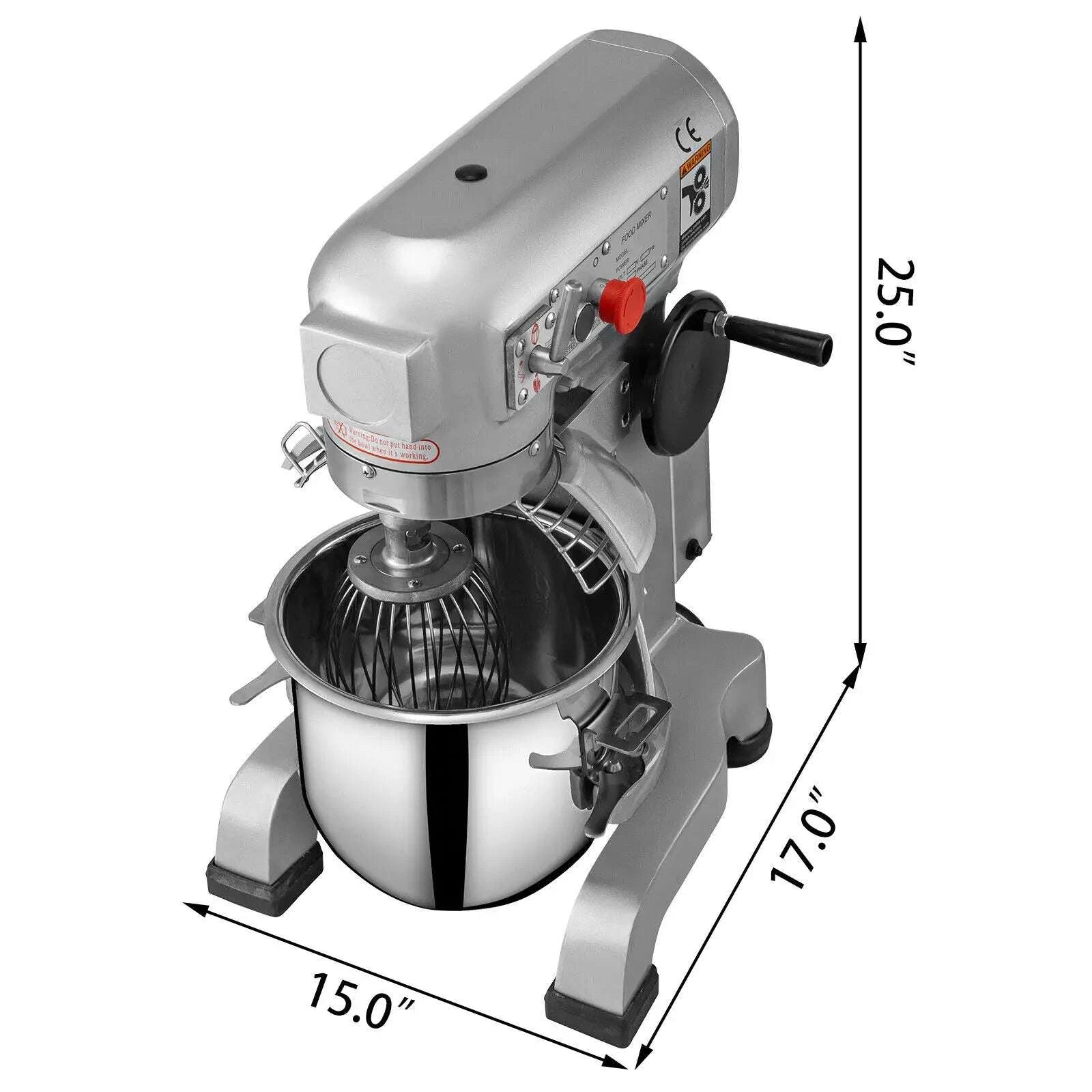 Commercial Dough Mixer 10–30L Stainless Steel Stand Mixer-30L / United States