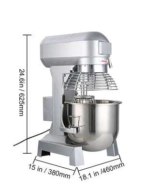 Commercial Dough Mixer 10–30L Stainless Steel Stand Mixer-30L / United States