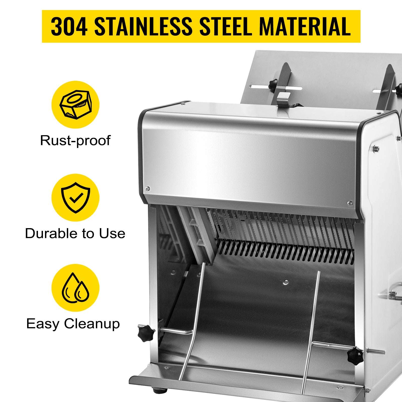 Commercial Electric Bread Slicer 31 Slice 12mm Stainless Steel-United States