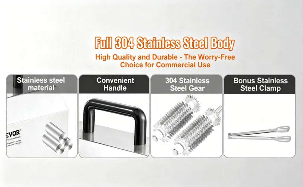 Commercial Electric Meat Tenderizer 54-Blade 450W Stainless Steel-17 inch 450 W / United States