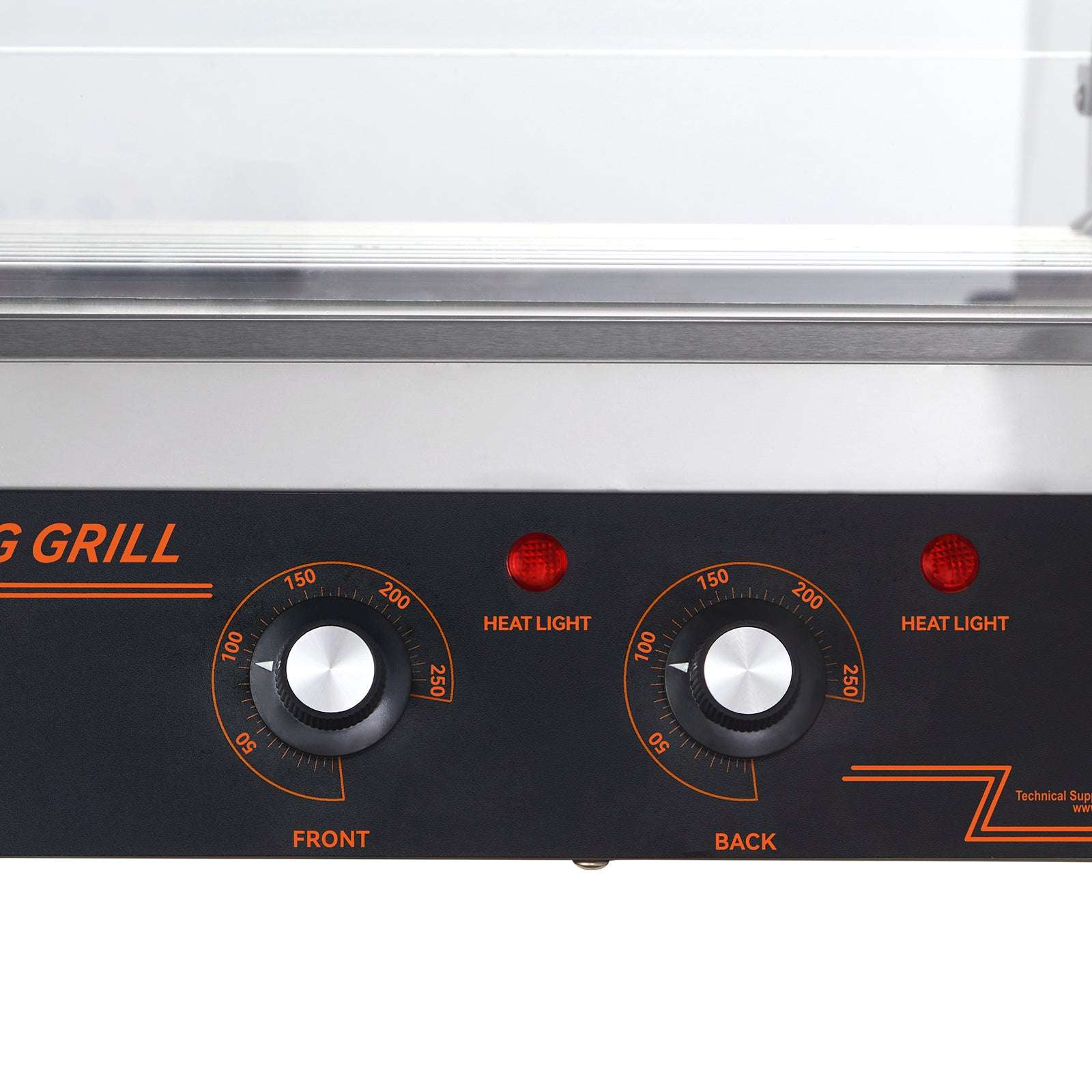 Commercial Hot Dog Roller Grill – 5, 7 or 11 Rollers for Fast Even Cooking-5 Rod / United States