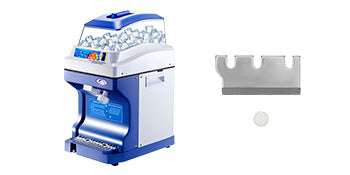 Commercial Ice Shaver 441 lbs/h Electric Snow Cone Machine 5L Hopper-441lbs per hour / United States