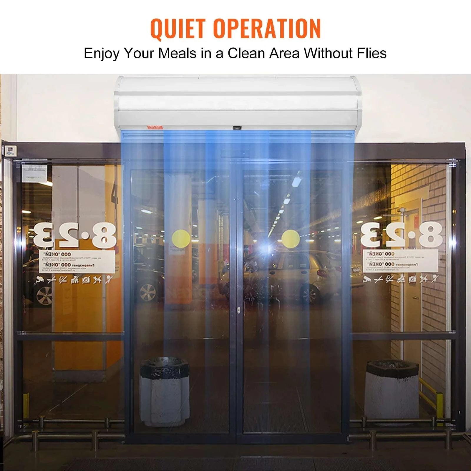 Commercial Indoor Air Curtain with 2 Speeds for Doorways-36in cross-flow / United States