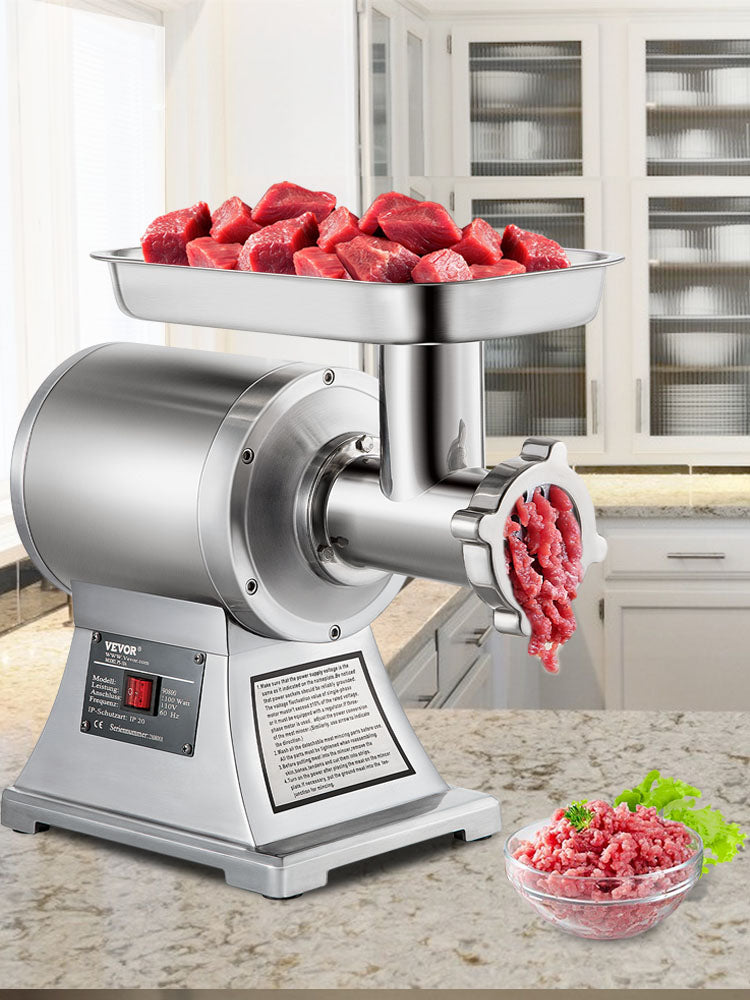 Electric Meat Grinder 550 lbs/h Stainless Steel Mincer