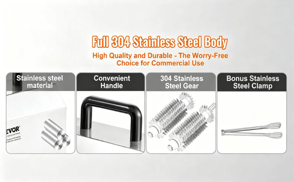 Commercial Electric Meat Tenderizer 54-Blade 450W High Output Machine