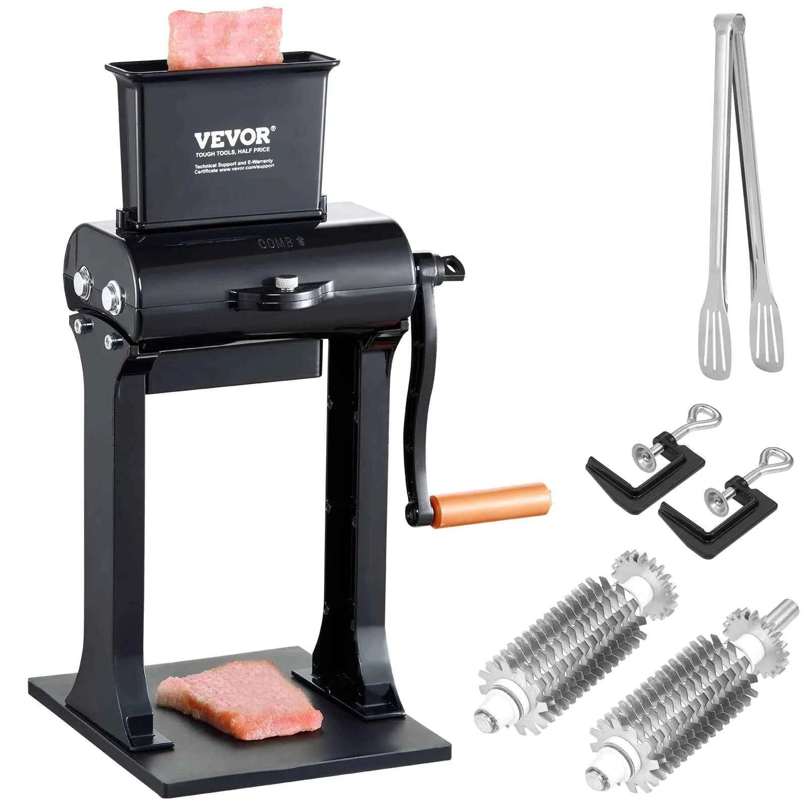 Commercial Meat Tenderizer Heavy Duty Stainless Steel Manual Kitchen Machine-Canada