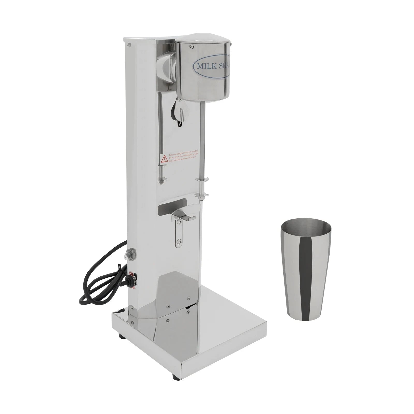 Commercial Milkshake Machine 180W 650ML 18000RPM Stainless Steel-EU   220V / United States
