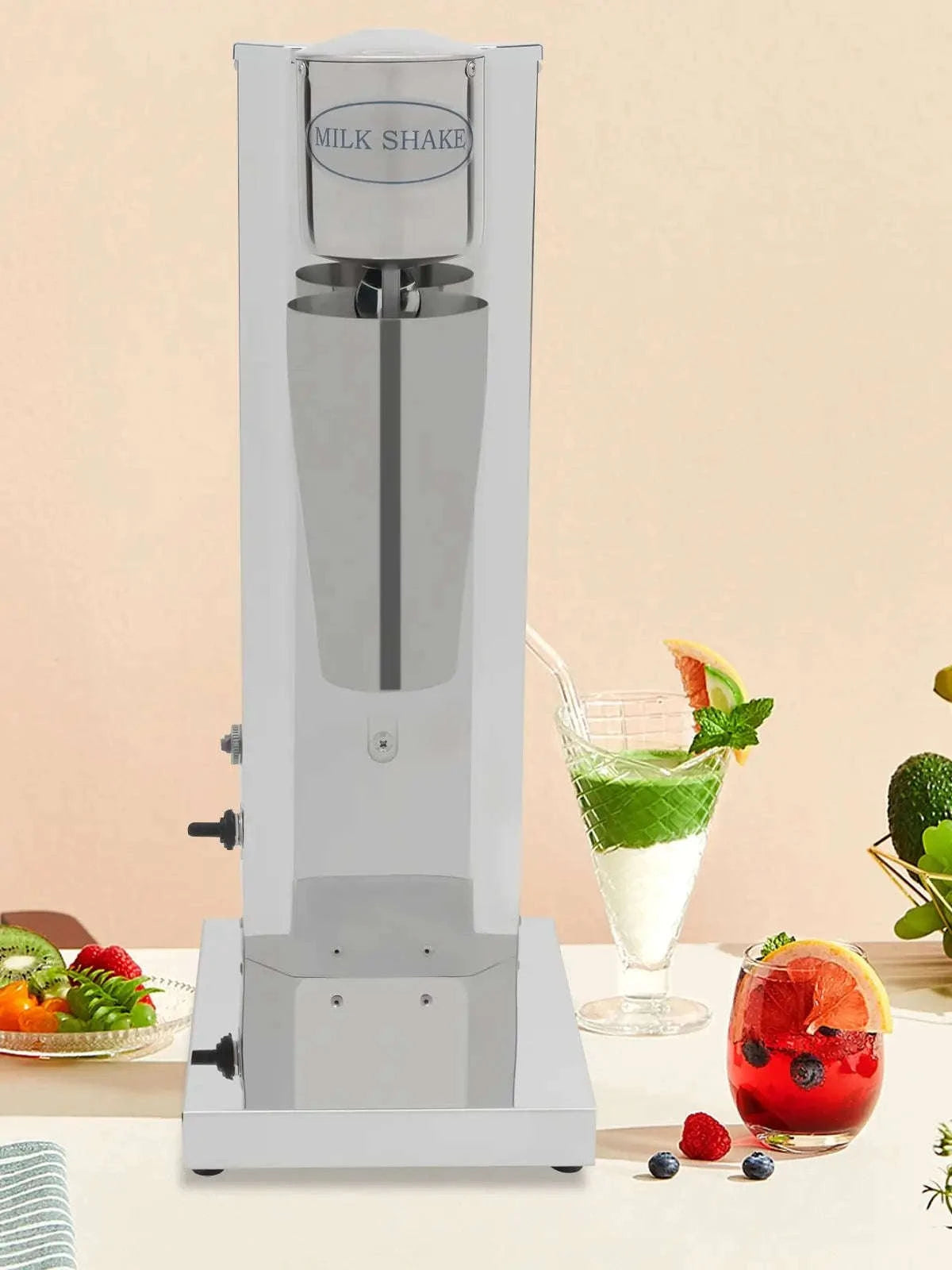 Commercial Milkshake Machine 180W 650ML 18000RPM Stainless Steel-EU   220V / United States
