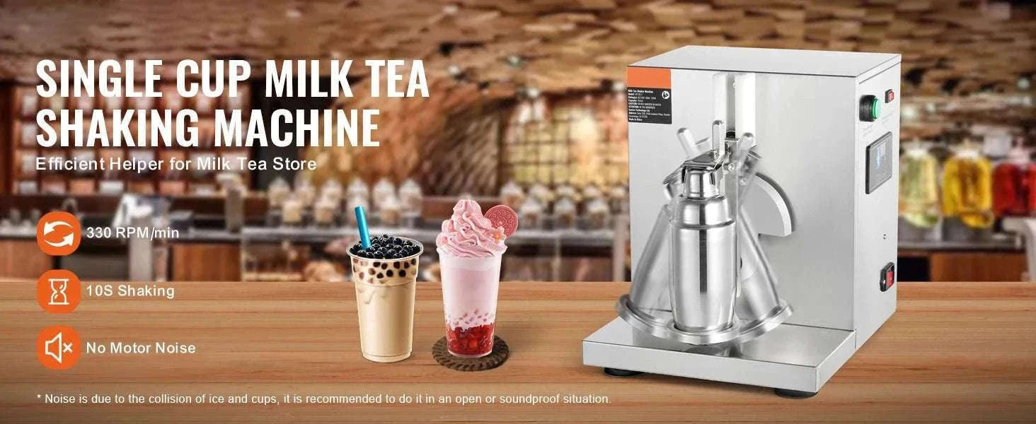 Commercial Milkshake & Milk Tea Shaker Machine 120W Single Head-US 110V