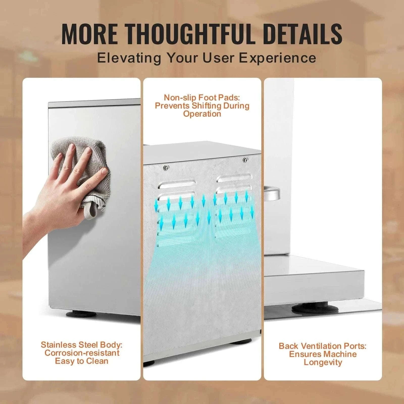 Commercial Milkshake & Milk Tea Shaker Machine 120W Single Head-US 110V