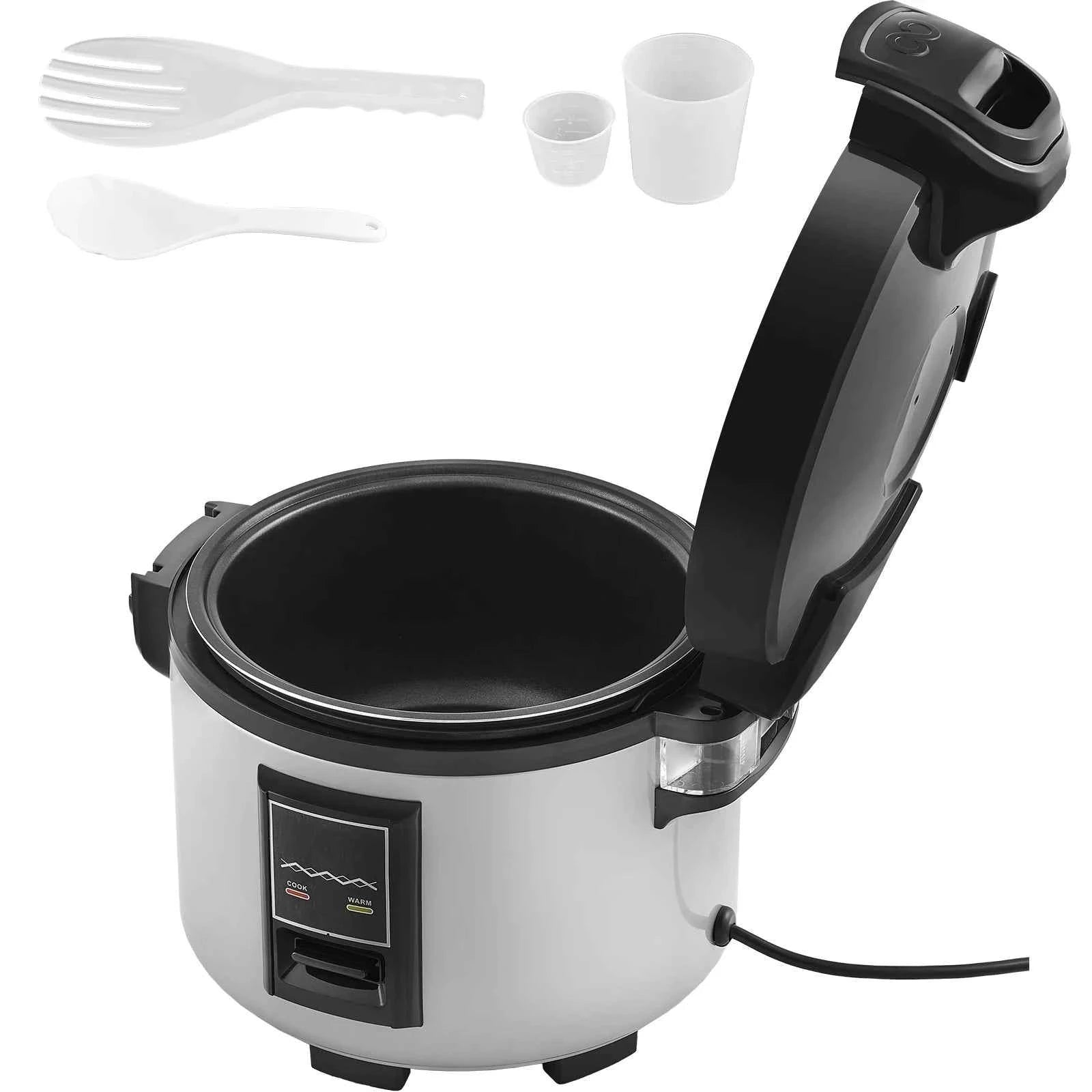 Commercial Rice Cooker 60 Cup Capacity 13 L with Nonstick Inner Pot-13L / United States