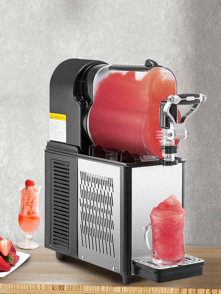Commercial Slushie Machine 3L/6L Frozen Drink & Smoothie Maker-WHITE / United States / Single Jar