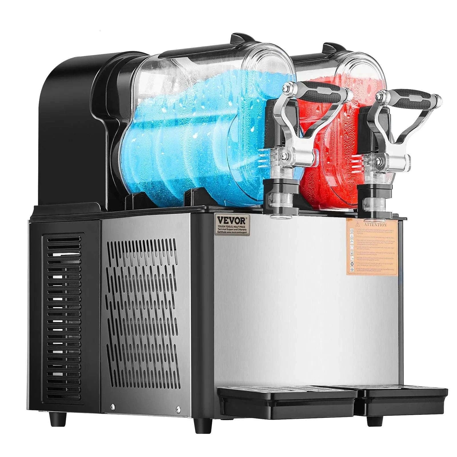 Commercial Slushy Machine with Dual 3L Tanks & Temperature Control-2 X 3L / United States