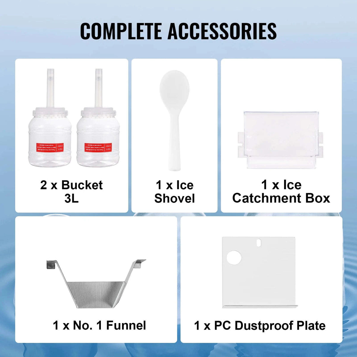 Commercial Snowflake Ice Machine Stainless Steel Electric Ice Shaver-170kg per 24H / Germany