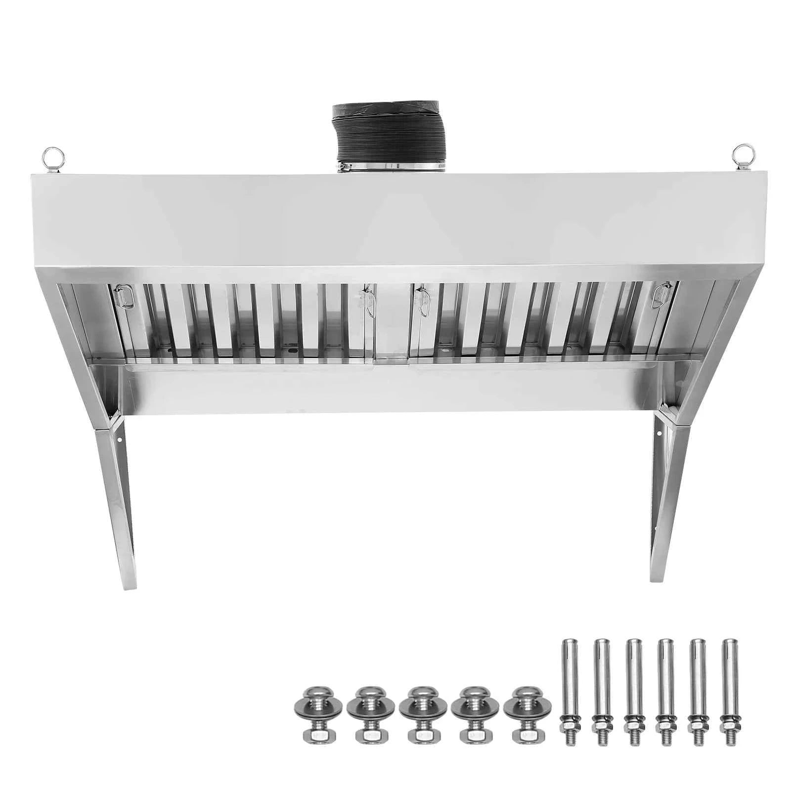 Commercial Stainless Steel Exhaust Hood Under Cabinet Range Hood-6FT 0.5HP / United States