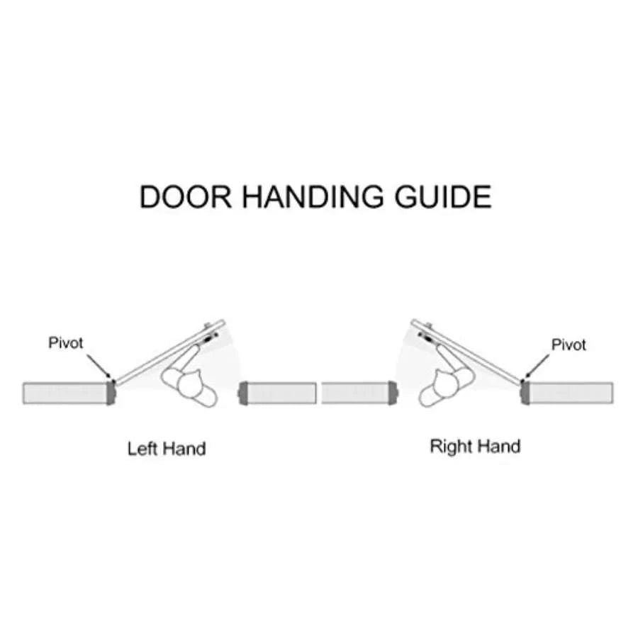 Commercial Storefront Door Pivot Hinge Set – Top & Bottom-United States / DuronoticBronze