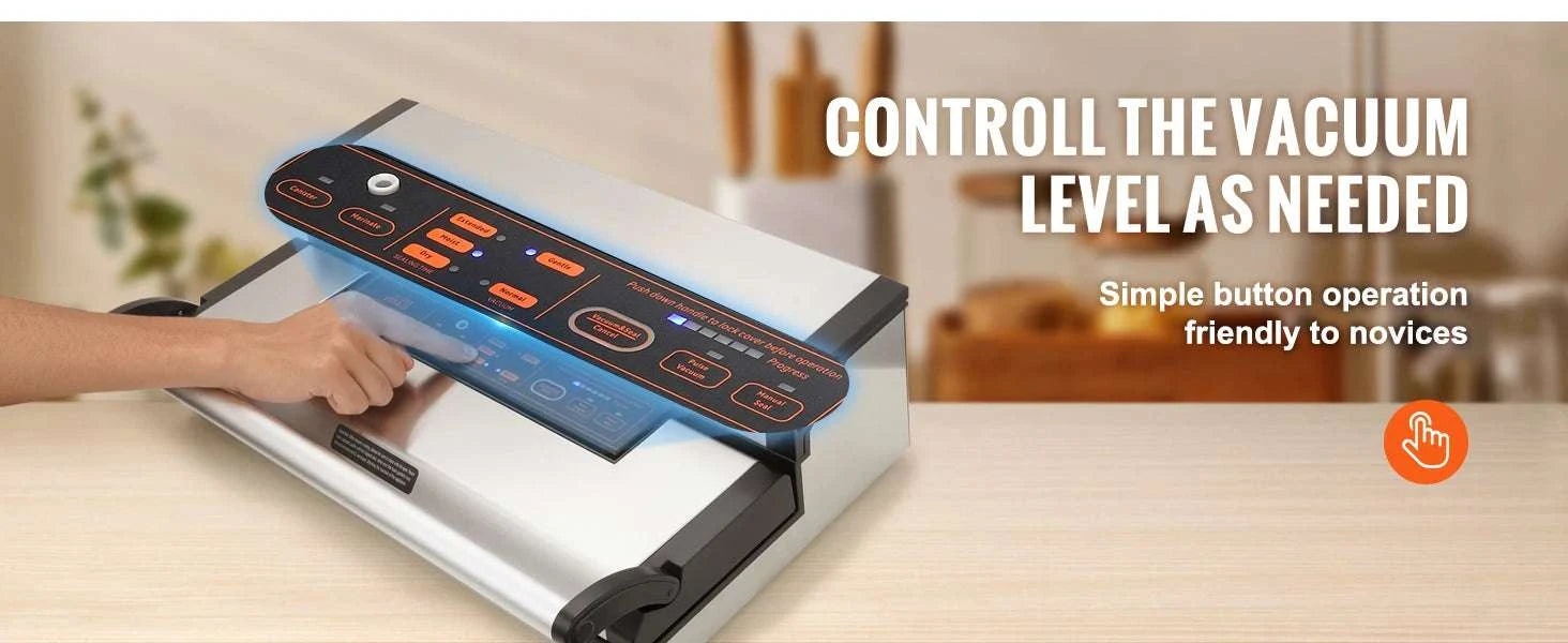 Commercial Vacuum Sealer Machine with Cutter & Bag Storage-30 x 3mm / United States