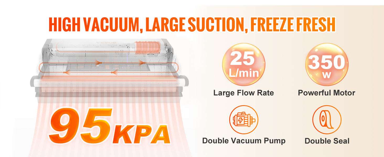 Commercial Vacuum Sealer Machine with Cutter & Bag Storage-30 x 3mm / United States