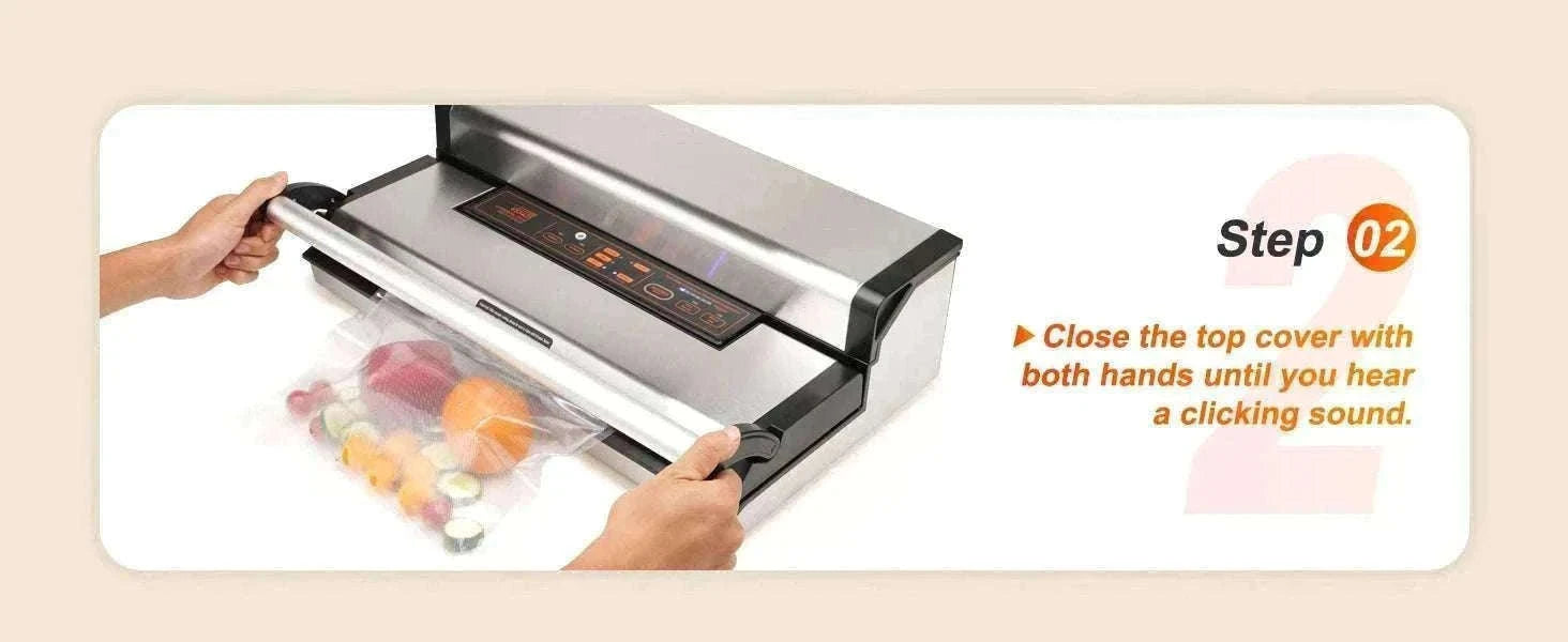 Commercial Vacuum Sealer Machine with Cutter & Bag Storage-30 x 3mm / United States