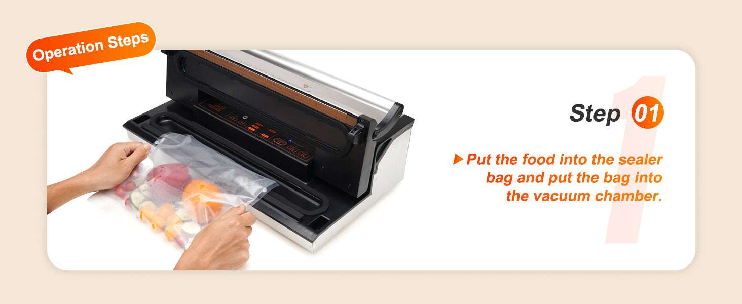 Commercial Vacuum Sealer Machine with Cutter & Bag Storage-30 x 3mm / United States