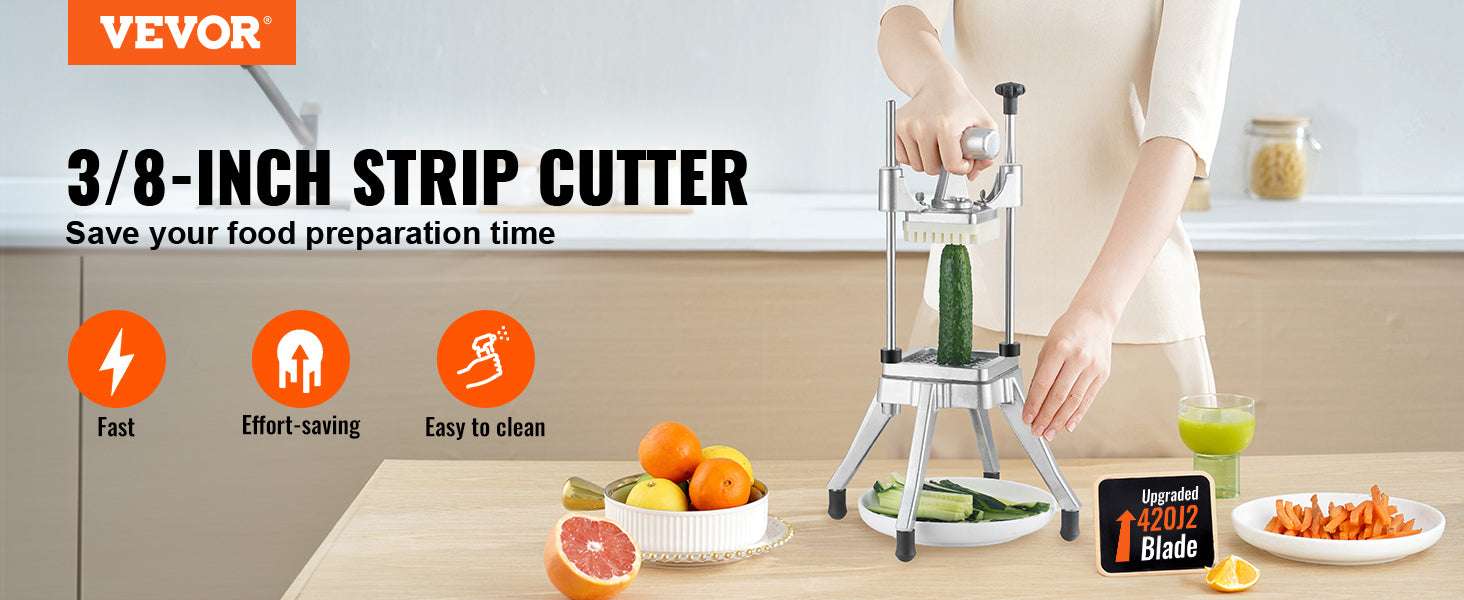 Commercial Vegetable Chopper 3/8" Heavy Duty Fruit Dicer-0.375 inch / United States