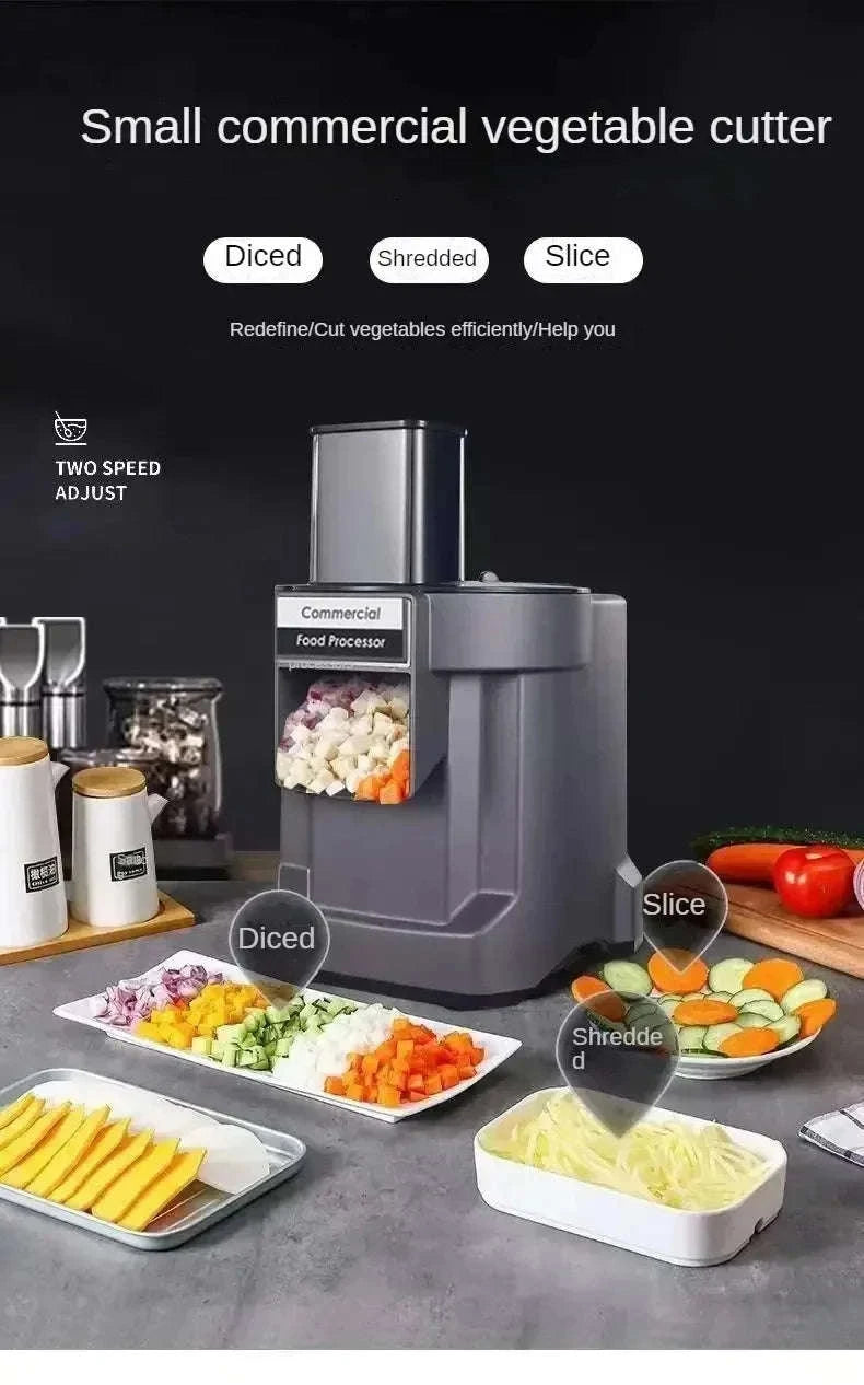 Commercial Vegetable Cutting Machine for Fast, Consistent Prep-Dice-Slice-Shred / france / EU