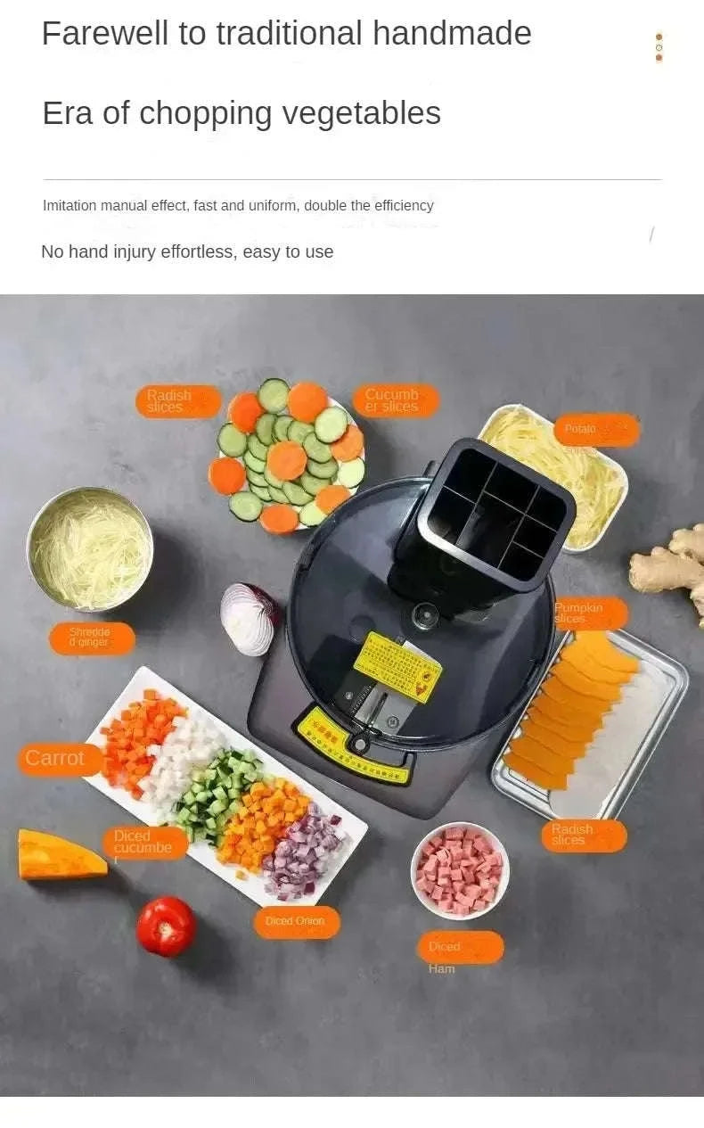 Commercial Vegetable Cutting Machine for Fast, Consistent Prep-Dice-Slice-Shred / france / EU