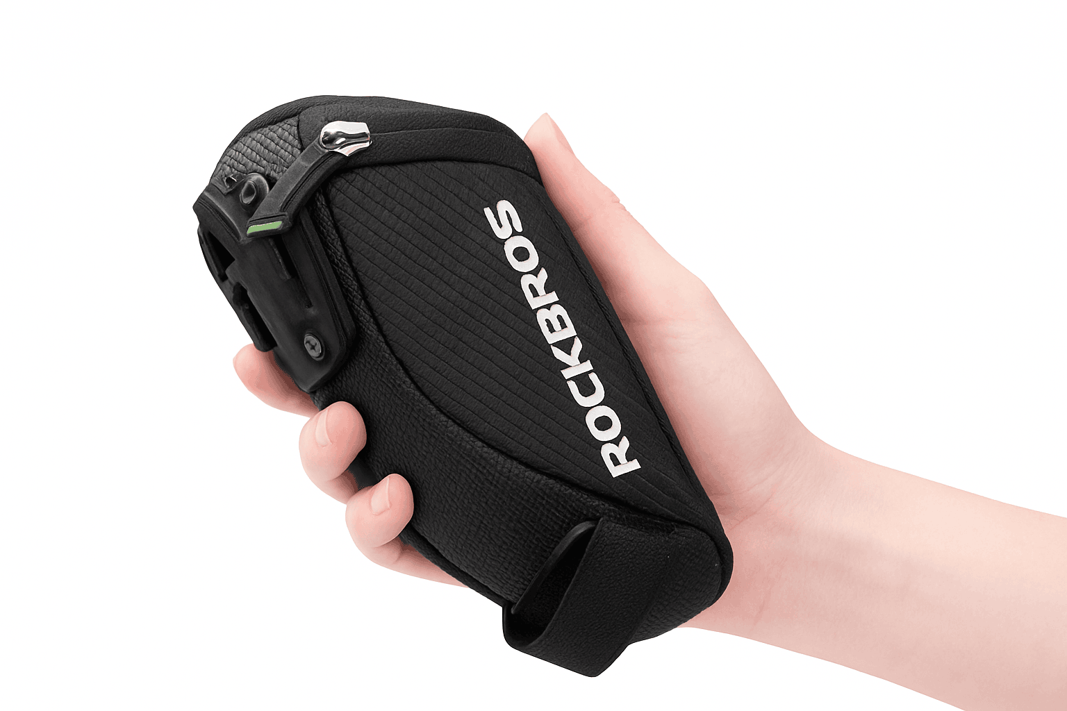 Compact Bike Saddle Bag with Reflective Design & Tool Storage-C28BK Buckle style