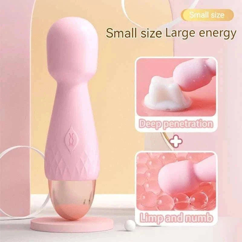 Compact Dual-Action Vibrator with G-Spot & Clitoral Stimulation-3