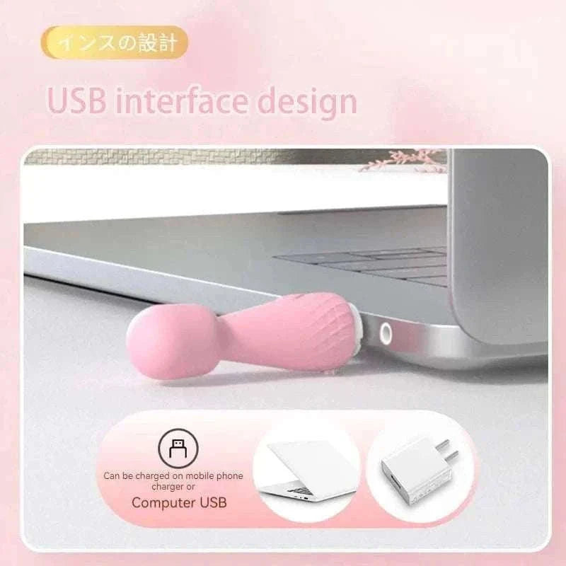 Compact Dual-Action Vibrator with G-Spot & Clitoral Stimulation-3